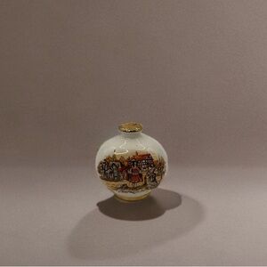 Vintage mini porcelain perfume bottle from Lancaster & Sandland